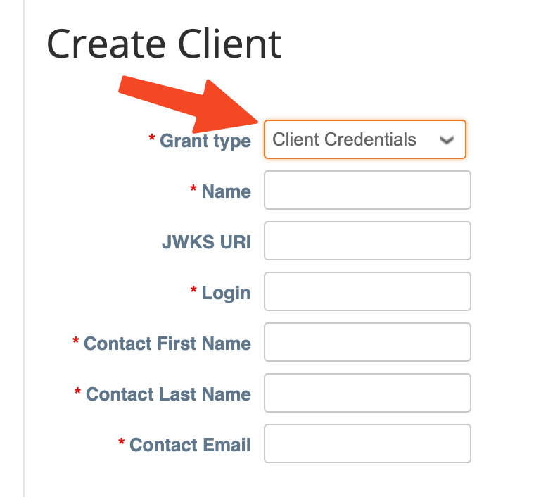 Coupa: create client