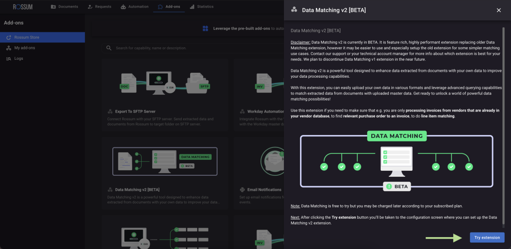 Master Data Hub: try extension